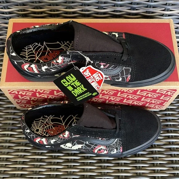 Vans Old Skool Glow Frights Black/Black MENS - Picture 3 of 16